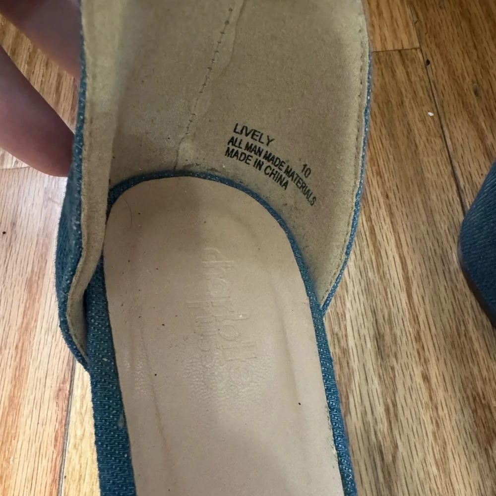 DONATING TMRW ! Denim heels! - Picture 3 of 6